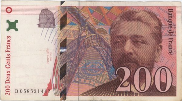 France 200 Francs 1997 Eiffel