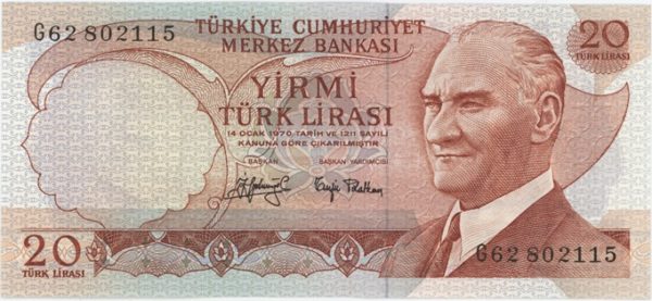Turquie 20 Lirasi ND (1966-1983) Neuf
