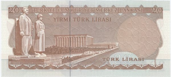 Turquie 20 Lirasi ND (1966-1983) Neuf – Image 2