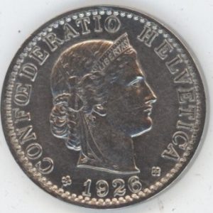 20 Centimes 1926 (ss+)