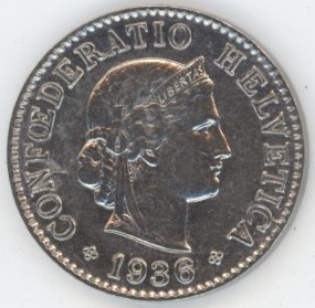 5 Centimes 1936 (ss)