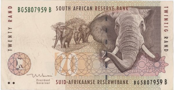 Afrique du Sud 20 Rand ND (1993-99)