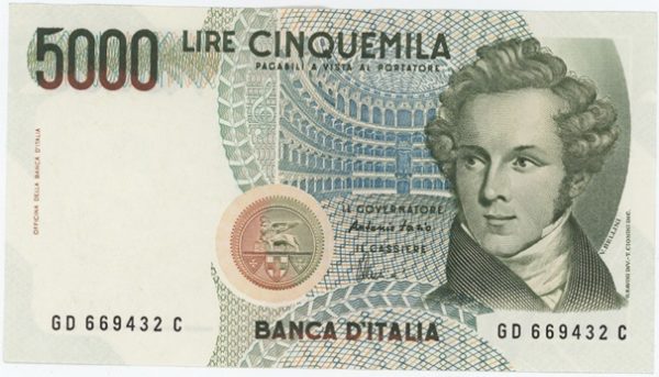 Italie 5000 Lire 1985