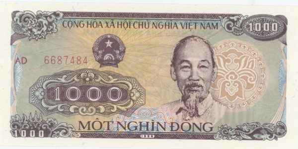 Viêt Nam 1000 Dông 1988 Neuf