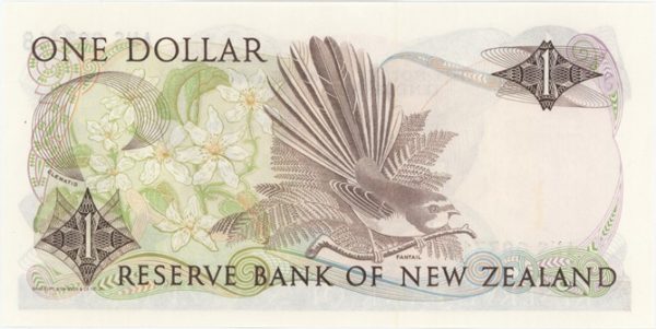 New Zealand 1 Dollar ND (1981-92) Neuf – Image 2