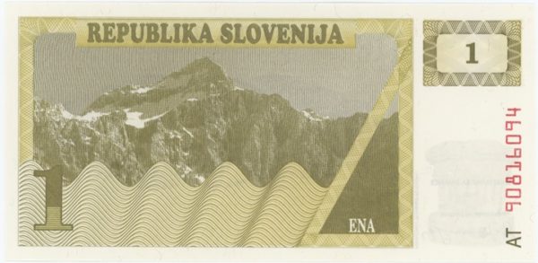 Slovénie 1 Tolar 1990 Neuf