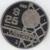 Mexico 25 Pesos 1986 Coupe du monde de football 1986 (vz-unz) en argent