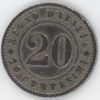 Italie 20 Centesimi 1894 KB Umberto I (ss) – Image 2