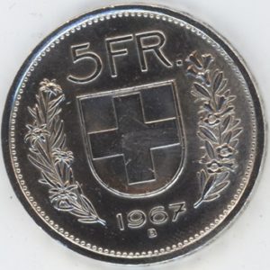 5 Francs 1967 (ss-vz)