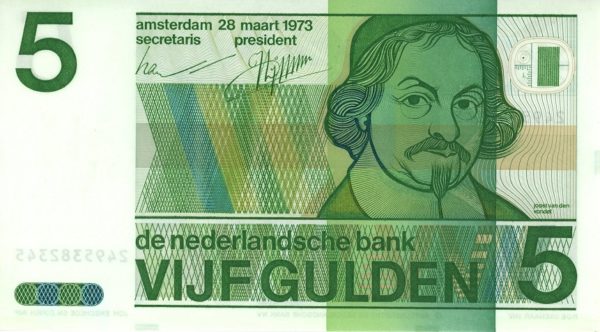 Pays-Bas 5 Gulden 1973 Neuf