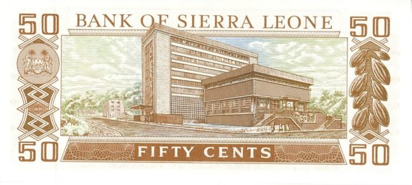 Sierra Leone 50 Cents 1984 Neuf – Image 2