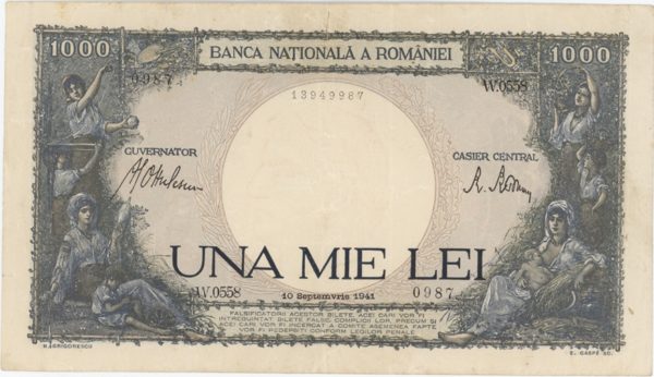 Roumanie 1000 Lei 1941