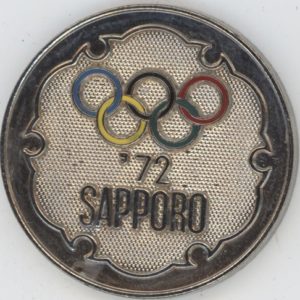 Médaille Jeux olympique Sapporo 1972