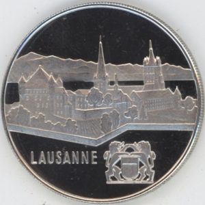 Médaille Lausanne 1 Ecu Argent 1964 (vz)
