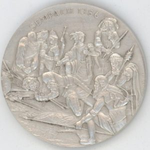 Médaille Arnold Winkelried Sempach (unz) en argent 999