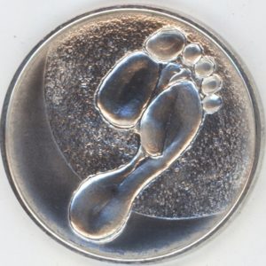 Médaille Man Sets Foot On The Moon 1969 (vz) en argent