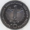 Allemagne 10 Mark 1989 D Bonn (ss+) en argent – Image 2