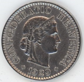 5 Centimes 1929 (ss+)
