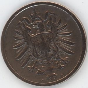 Germany 2 Pfennig 1874 G Wilhelm I (ss)