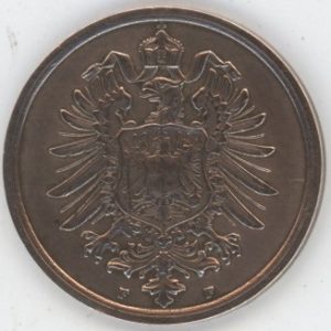 Germany 2 Pfennig 1874 F Wilhelm I (ss)