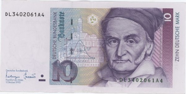 Allemagne 10 Mark 1993