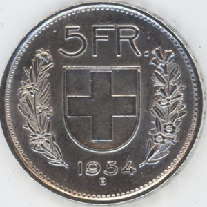 5 Francs 1954 (ss)