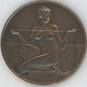 Médaille Lorraine Brücke in Bern Erbaut 1927-1930 (vz)