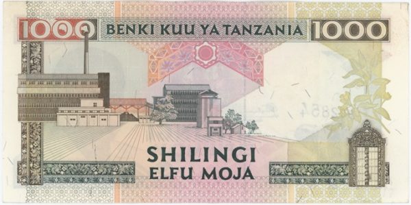 Tanzanie 1000 Shilingi ND 1993 – Image 2