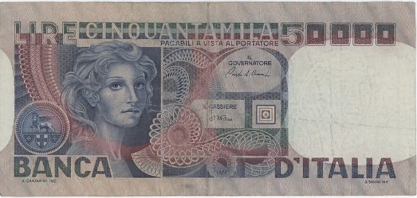 Italie 50 000 Lire 1980 Volto di Donna