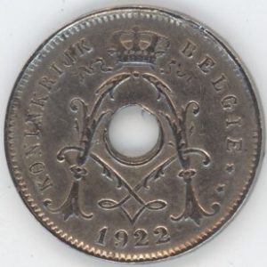 Belgique 5 Centimes 1922 FL. (ss)