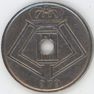 Belgique 25 Centimes 1939 Belgique-Belgie (ss)