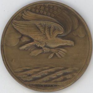 Médaille 1918 de la gratitude Suisse aux USA (vz)