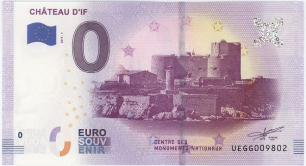 0 Euro Souvenir France Château D'IF 2019-1 Neuf