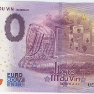 0 Euro Souvenir France La Cité du Vin Bordeaux 2022-4 Neuf