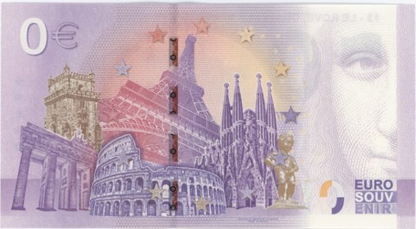 0 Euro Souvenir France 13 - Le Rove Chapelle ST-Michel De Gignac 2021-9 Neuf – Image 2