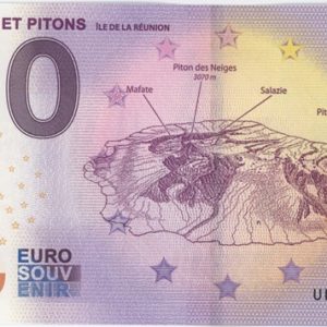0 Euro Souvenir France Cirques et Piton Ile de la Réunion 2021-8 Neuf