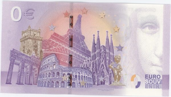 0 Euro Souvenir France Cirques et Piton Ile de la Réunion 2021-8 Neuf – Image 2