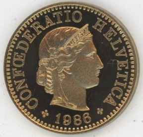 5 Centimes 1986 (F.d.c.)