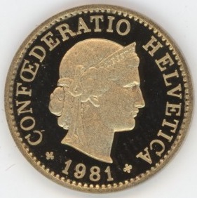 5 Centimes 1981 (F.d.c.)
