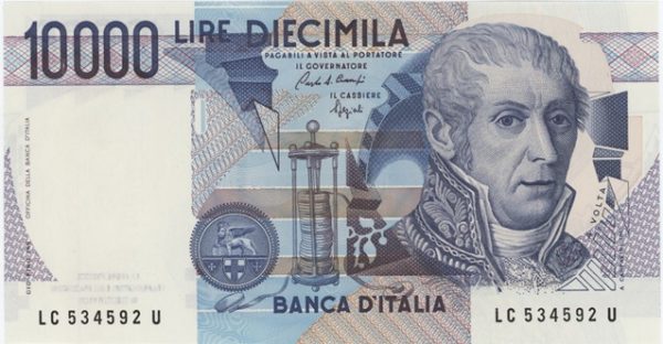 Italie 10 000 Lire 1984 A.Volta Neuf