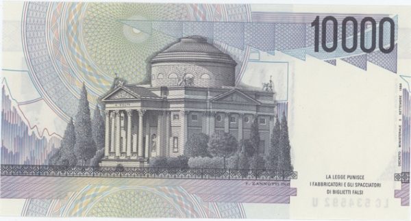 Italie 10 000 Lire 1984 A.Volta Neuf – Image 2