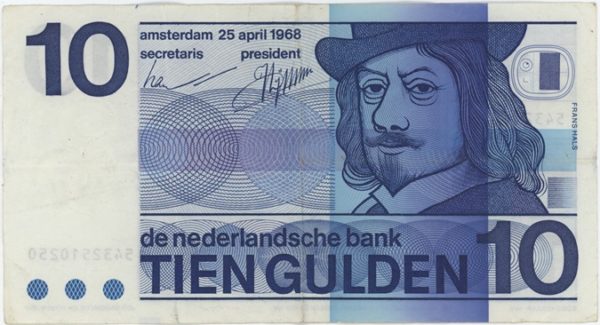 Pays-Bas 10 Gulden 1968