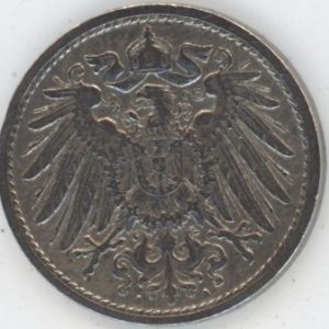 Germany Empire 10 Pfennig 1907 A Wilhelm II (ss)