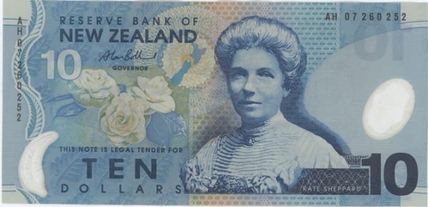 New Zealand 10 Dollars (1999-2013)
