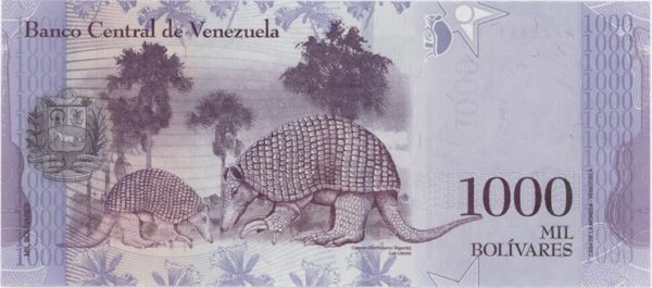 Venezuela 1000 Bolivares 2017 Neuf – Image 2