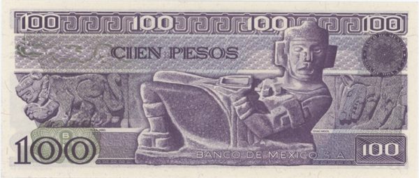 Mexico 100 Pesos 1982 Neuf – Image 2