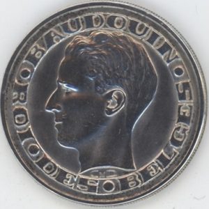 Belgique 50 Francs 1958 FR Baudouin (vz) en argent