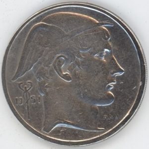 Belgique 50 Francs 1951 FR. (ss) en argent
