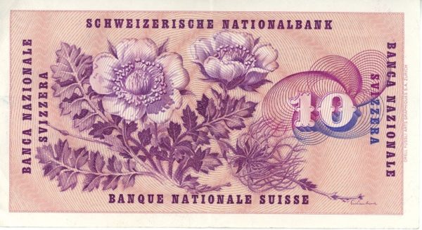 10 Francs 1959 (Gottfried Keller) – Image 2