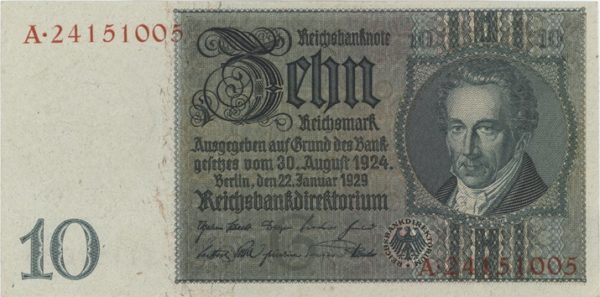 Germany 10 Mark 1929
